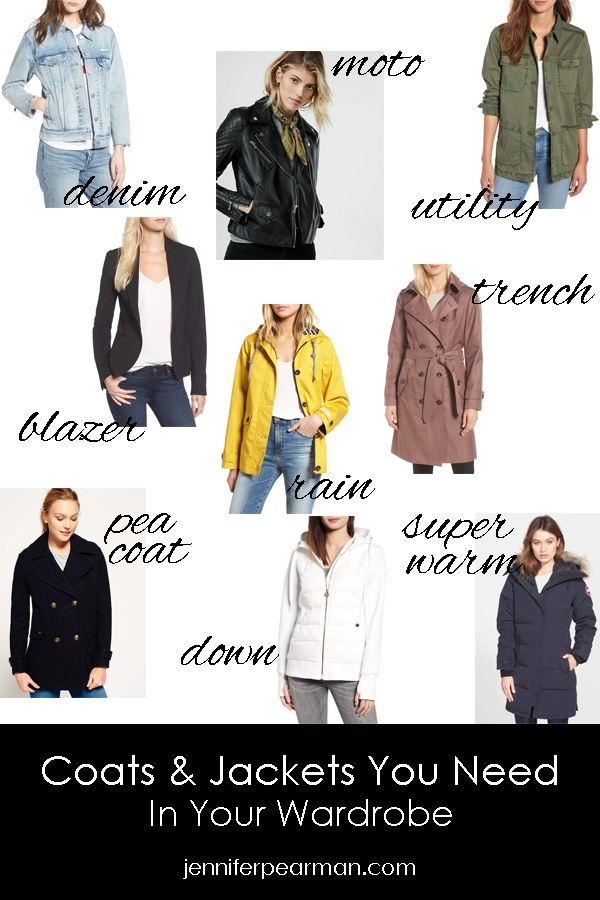 Basic Coats & Jackets You Need – Jennifer Pearman